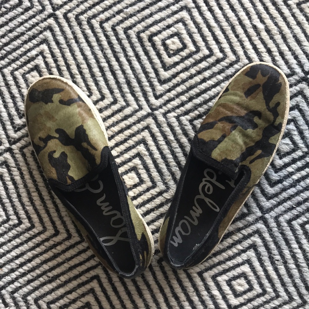 Sam Edelman Camo Slip-On Sneakers